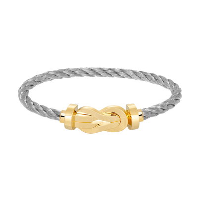 [⭐Aura]CHANCE LARGE 8 FIGURE BUCKLE NO DIAMOND BRACELET GOLD