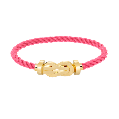 [⭐Aura]CHANCE LARGE 8 FIGURE BUCKLE NO DIAMOND BRACELET GOLD