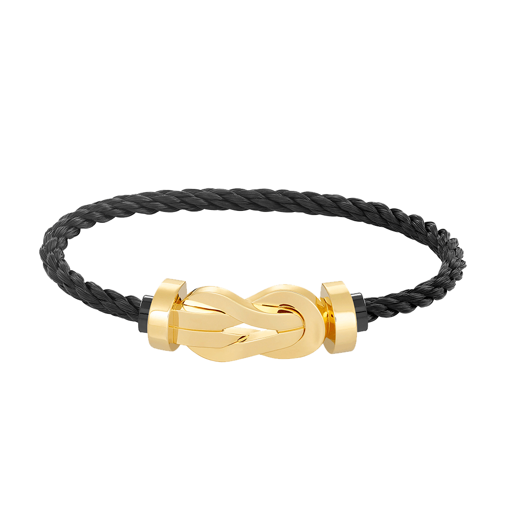 [⭐Aura]CHANCE LARGE 8 FIGURE BUCKLE NO DIAMOND BRACELET GOLD