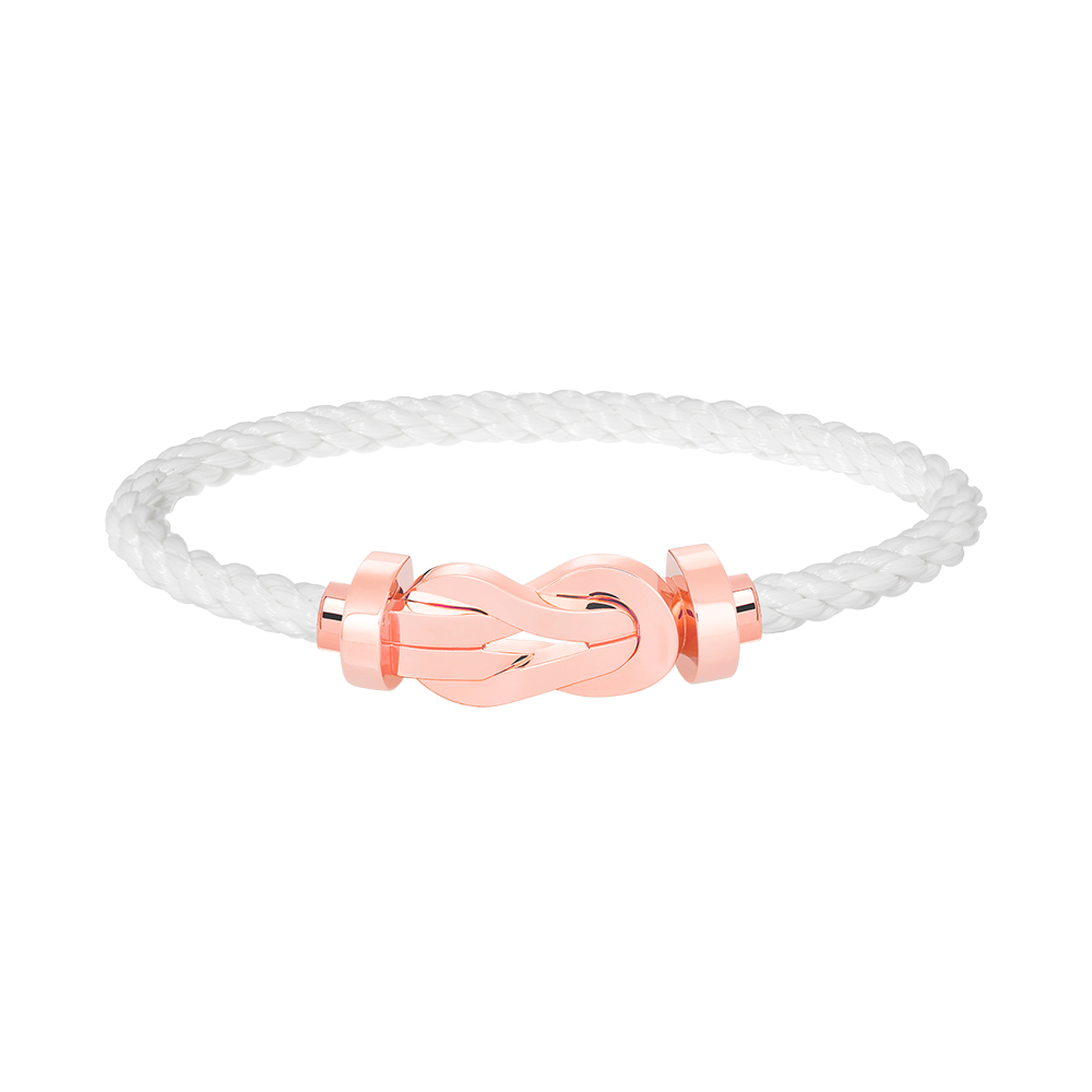[⭐Aura]CHANCE LARGE 8 FIGURE BUCKLE NO DIAMOND BRACELET ROSE GOLD
