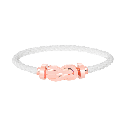 [⭐Aura]CHANCE LARGE 8 FIGURE BUCKLE NO DIAMOND BRACELET ROSE GOLD