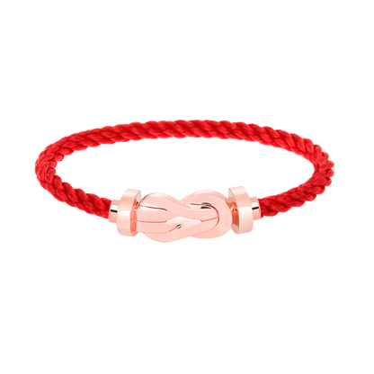[⭐Aura]CHANCE LARGE 8 FIGURE BUCKLE NO DIAMOND BRACELET ROSE GOLD