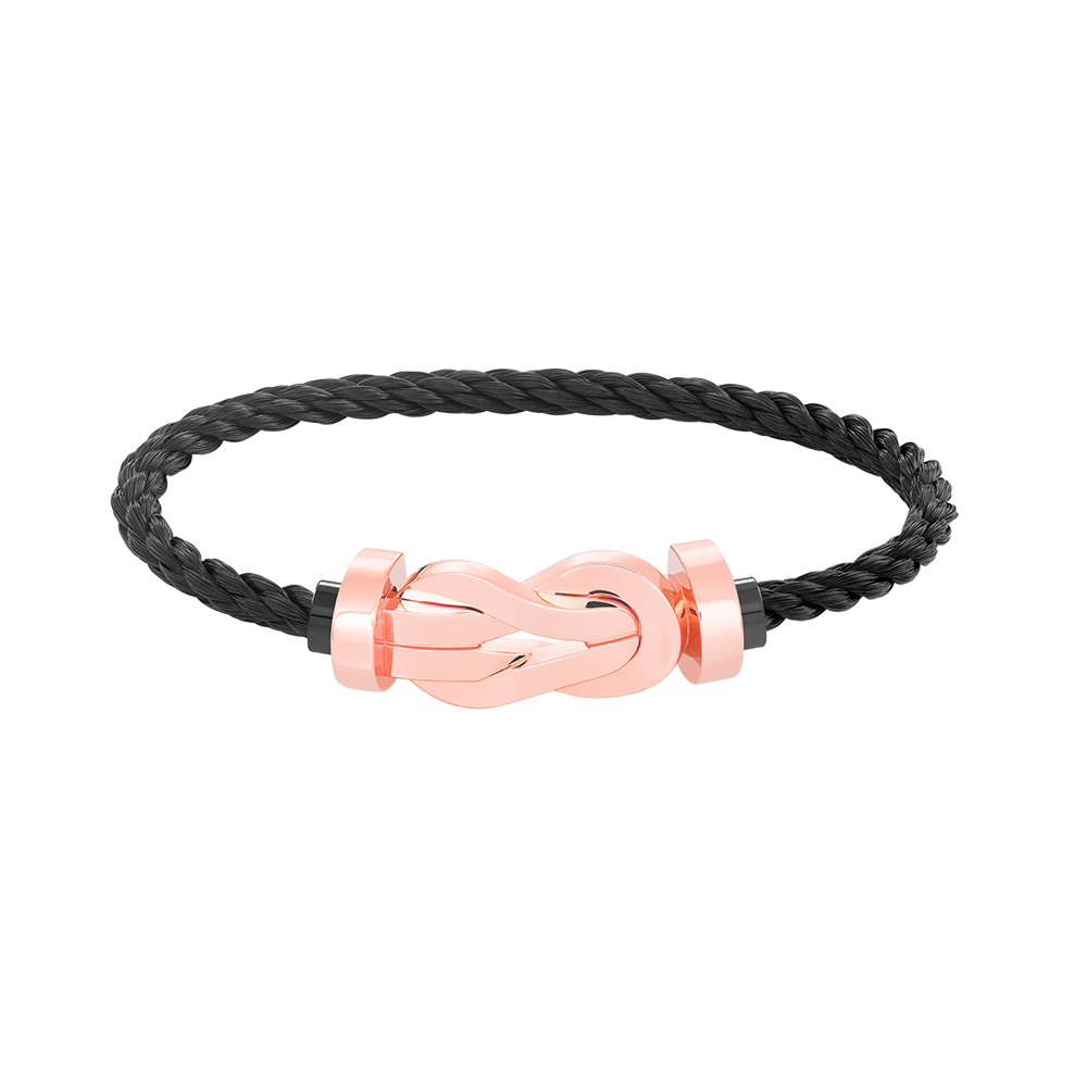 [⭐Aura]CHANCE LARGE 8 FIGURE BUCKLE NO DIAMOND BRACELET ROSE GOLD