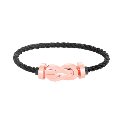 [⭐Aura]CHANCE LARGE 8 FIGURE BUCKLE NO DIAMOND BRACELET ROSE GOLD