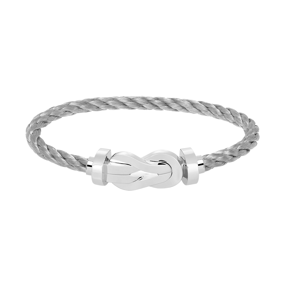 [⭐Aura]CHANCE LARGE 8 FIGURE BUCKLE NO DIAMOND BRACELET SILVER