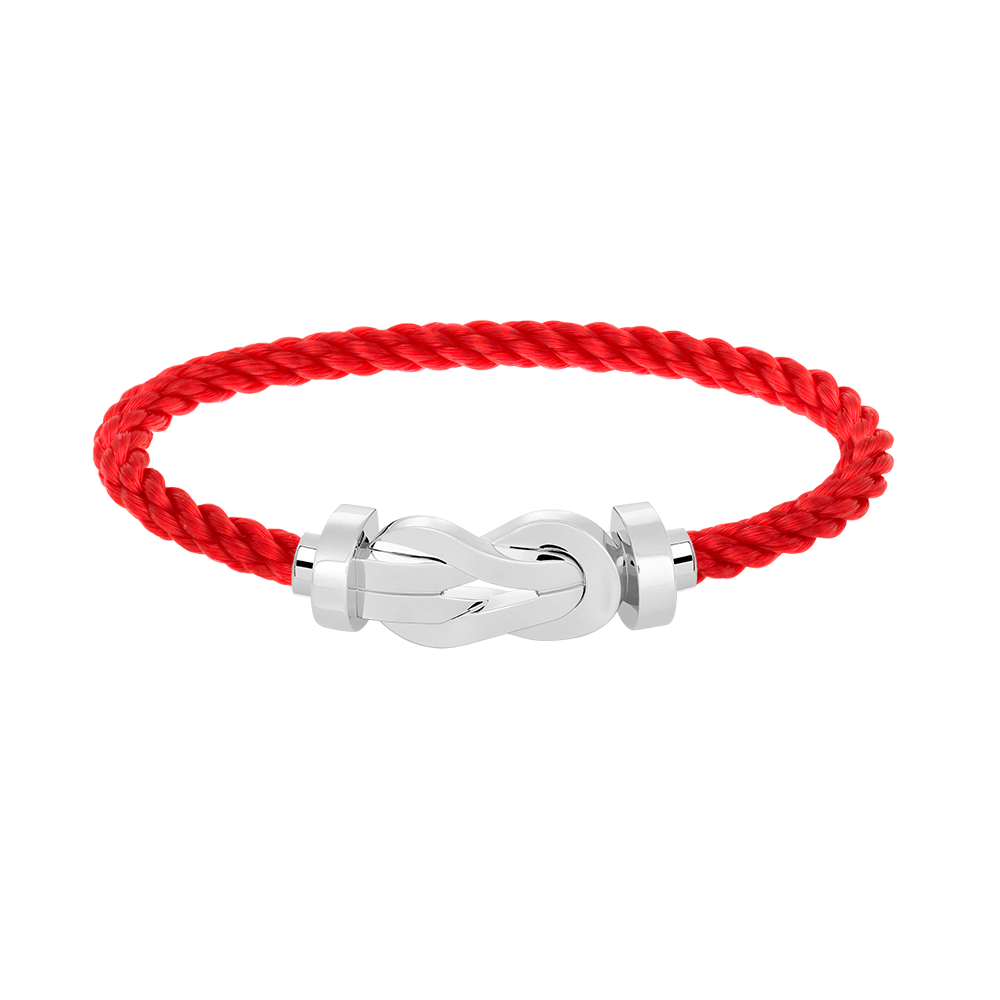 [⭐Aura]CHANCE LARGE 8 FIGURE BUCKLE NO DIAMOND BRACELET SILVER