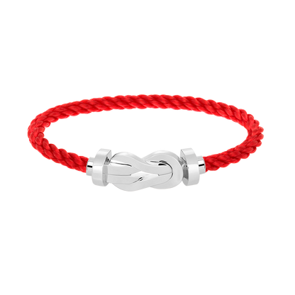 [⭐Aura]CHANCE LARGE 8 FIGURE BUCKLE NO DIAMOND BRACELET SILVER