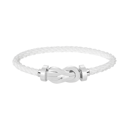[⭐Aura]CHANCE LARGE 8 FIGURE BUCKLE NO DIAMOND BRACELET SILVER