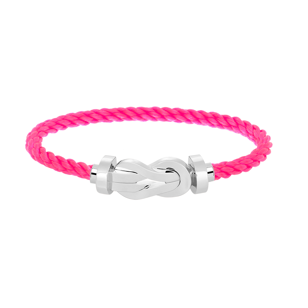 [⭐Aura]CHANCE LARGE 8 FIGURE BUCKLE NO DIAMOND BRACELET SILVER