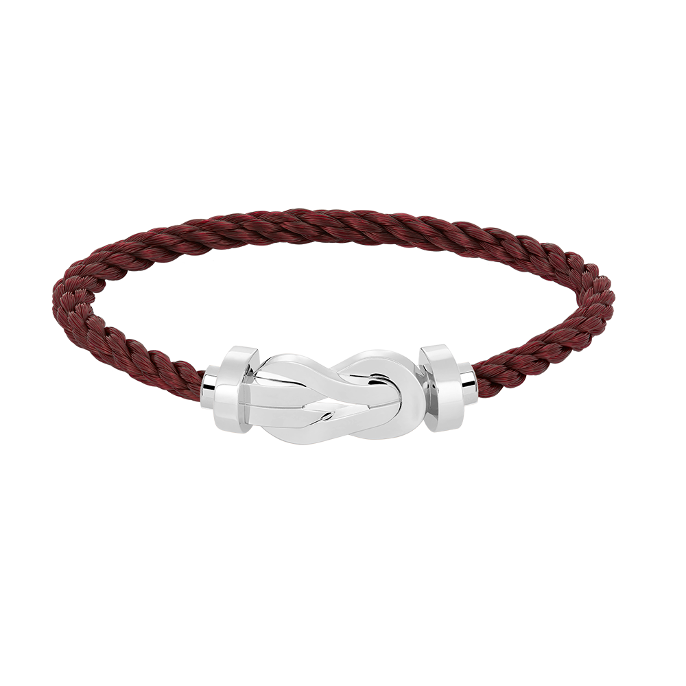 [⭐Aura]CHANCE LARGE 8 FIGURE BUCKLE NO DIAMOND BRACELET SILVER
