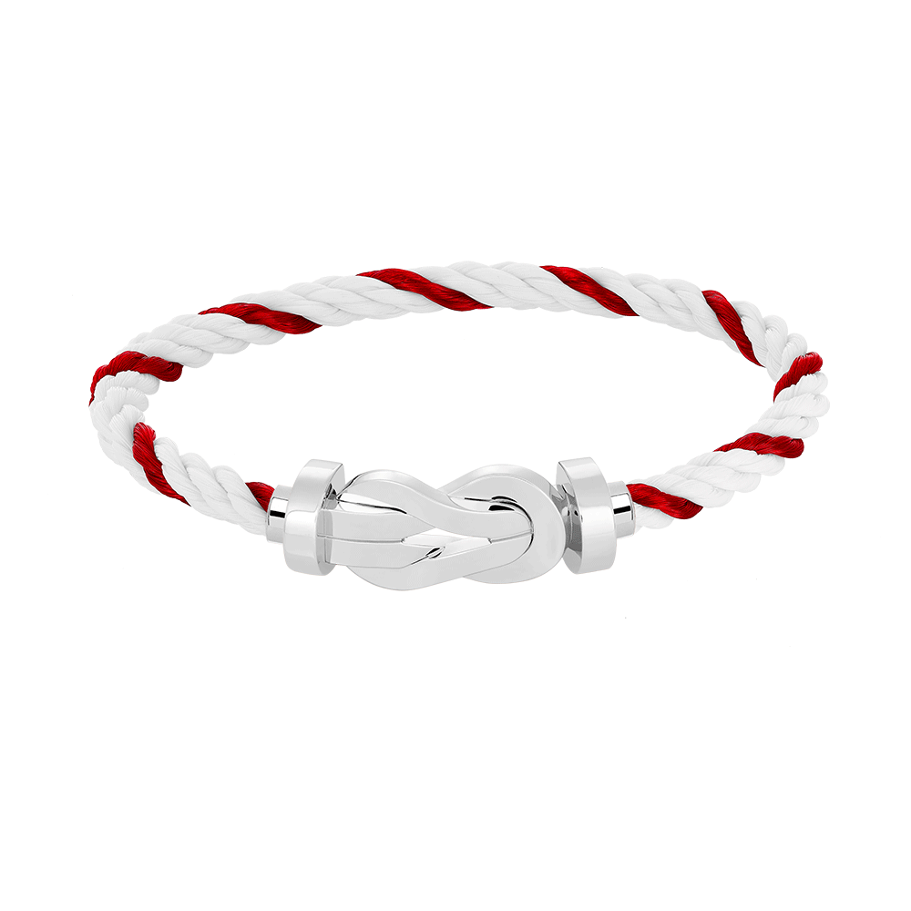 [⭐Aura]CHANCE LARGE 8 FIGURE BUCKLE NO DIAMOND BRACELET SILVER