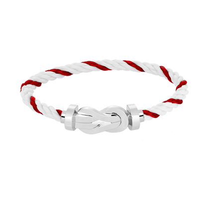 [⭐Aura]CHANCE LARGE 8 FIGURE BUCKLE NO DIAMOND BRACELET SILVER
