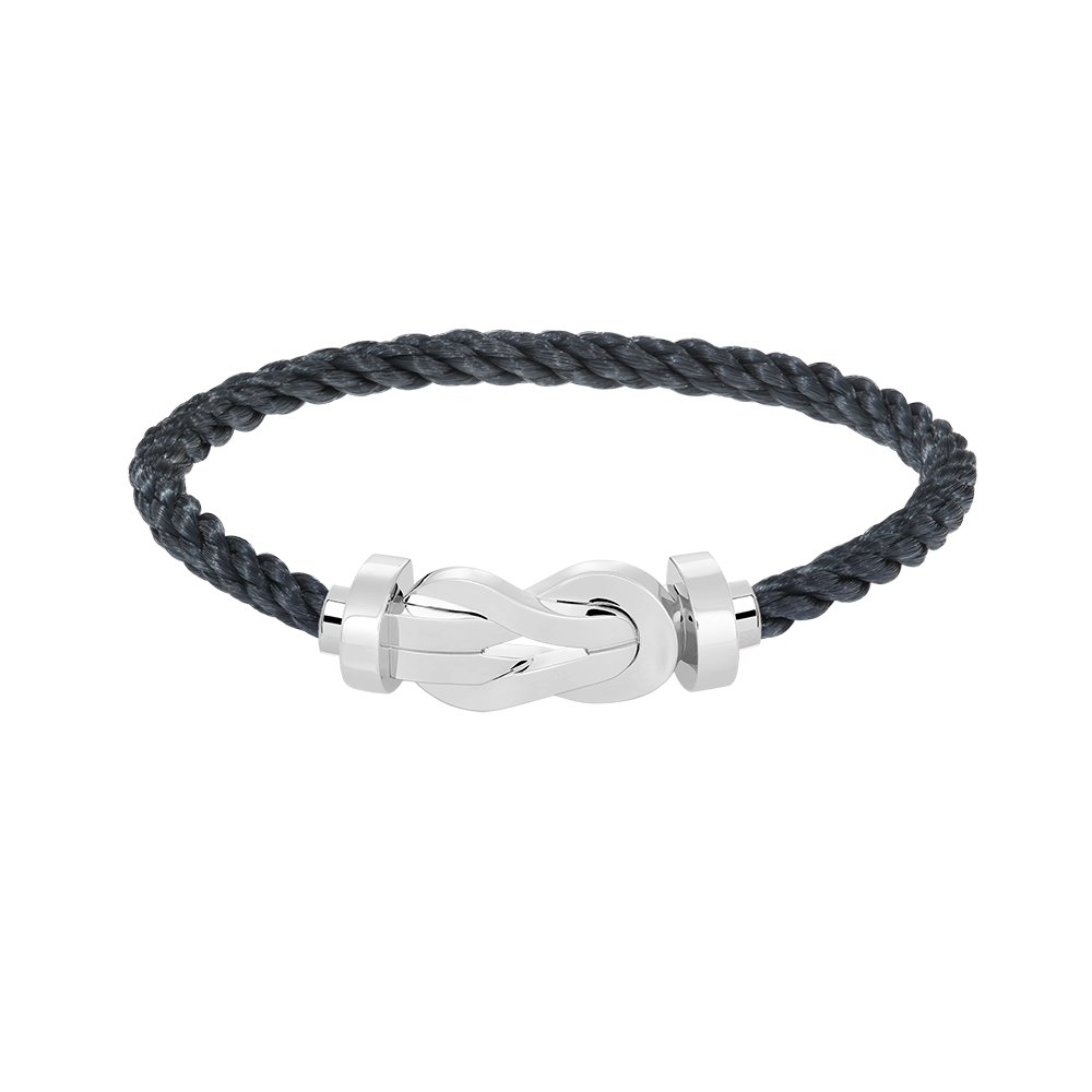 [⭐Aura]CHANCE LARGE 8 FIGURE BUCKLE NO DIAMOND BRACELET SILVER