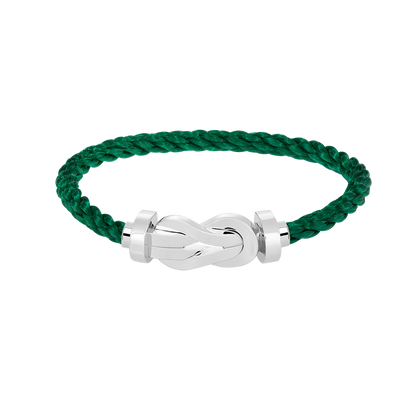 [⭐Aura]CHANCE LARGE 8 FIGURE BUCKLE NO DIAMOND BRACELET SILVER
