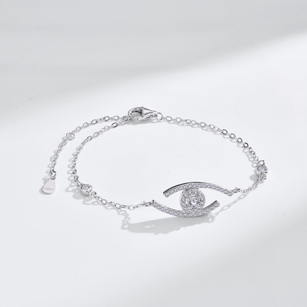 [⭐Aura]Demo Eye Pave-Set Diamond Bracelet