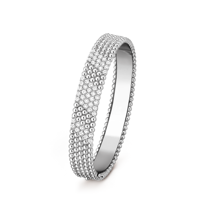 [⭐Aura]  FIVE-ROW DIAMOND BRACELET