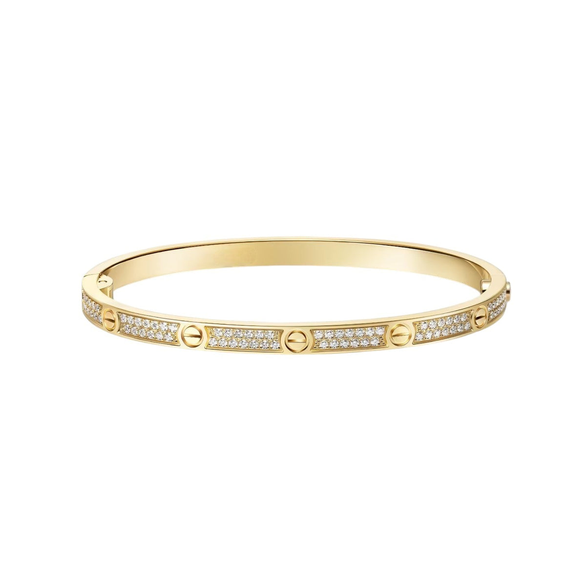 [⭐Aura]LOVE BRACELET 3.65MM DIAMOND-PAVED