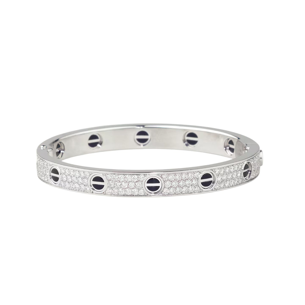 [⭐Aura]LOVE BRACELET 6.1MM DIAMOND-PAVED CERAMIC