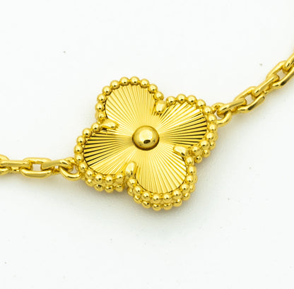[⭐Aura] CLOVER 5 MOTIF LASER BRACELET COLLECTION