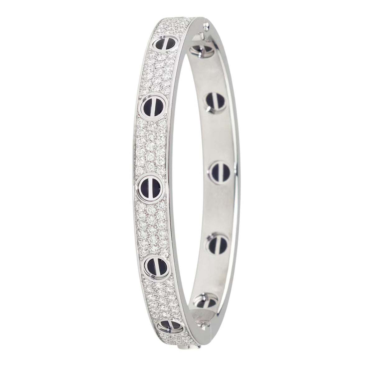 [⭐Aura]LOVE BRACELET 6.1MM DIAMOND-PAVED CERAMIC