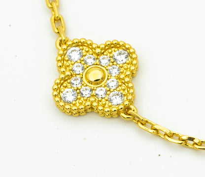 [⭐Aura] CLOVER 5 MOTIF LASER BRACELET COLLECTION