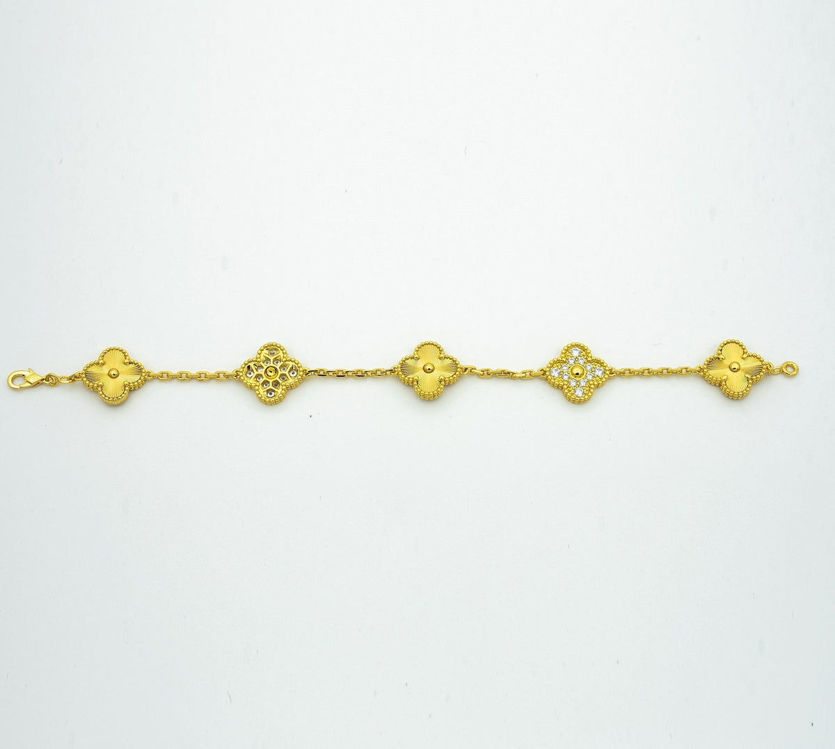 [⭐Aura] CLOVER 5 MOTIF LASER BRACELET COLLECTION