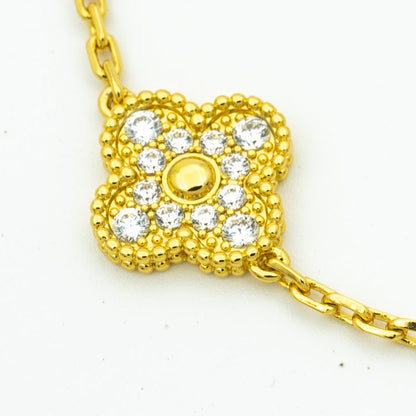 [⭐Aura] CLOVER 5 MOTIF LASER BRACELET COLLECTION