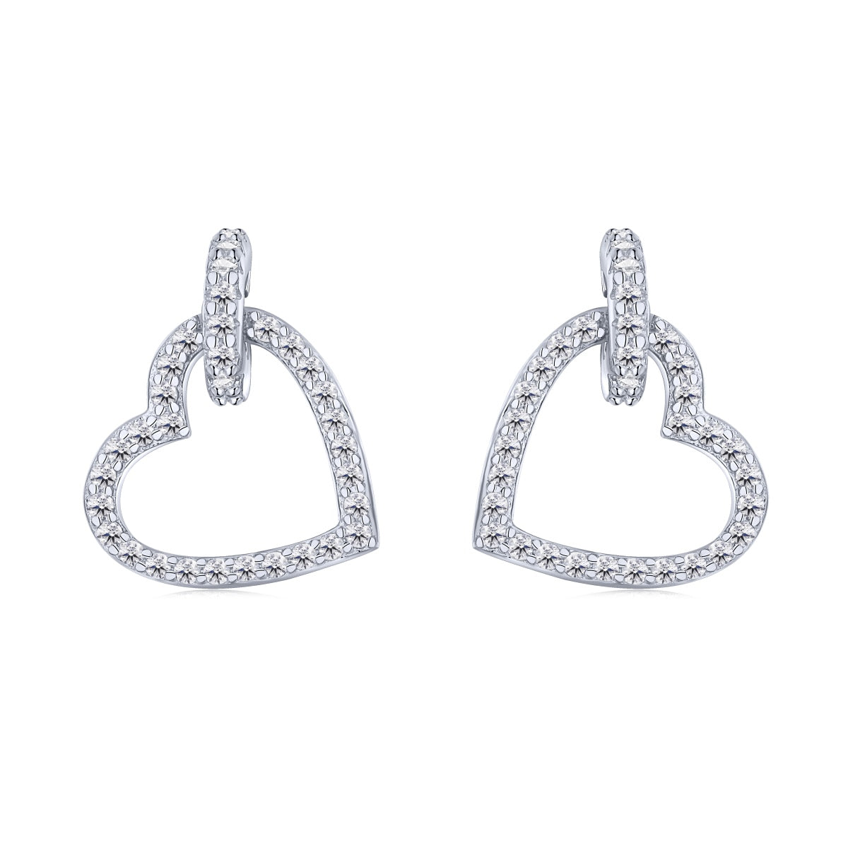 [Aura Jewelry]Dainty Heart Shape Earrings