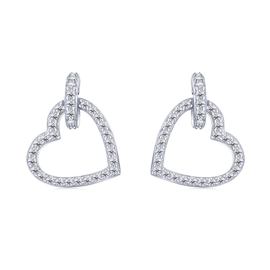 [Aura Jewelry]Dainty Heart Shape Earrings