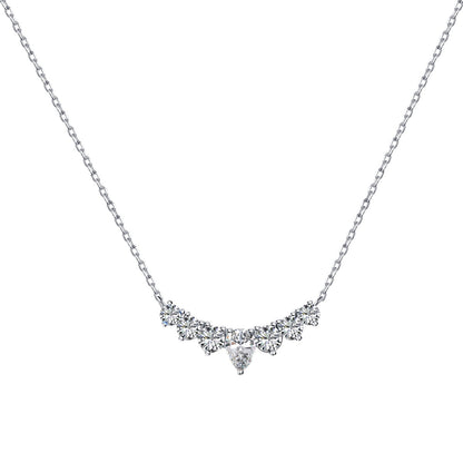 [Aura Jewelry]Dainty Colorful Heart Necklace