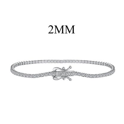 [Aura Jewelry]Radiant Colorful Round Cut Party Bracelet