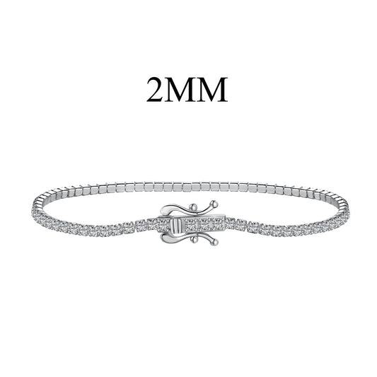 [Aura Jewelry]Radiant Colorful Round Cut Party Bracelet