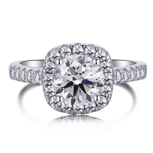[Aura Jewelry]Dazzling Resplendent Round Cut Wedding Ring
