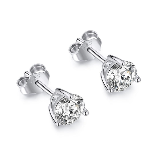 [Aura Jewelry]Dainty Round Shape Earrings