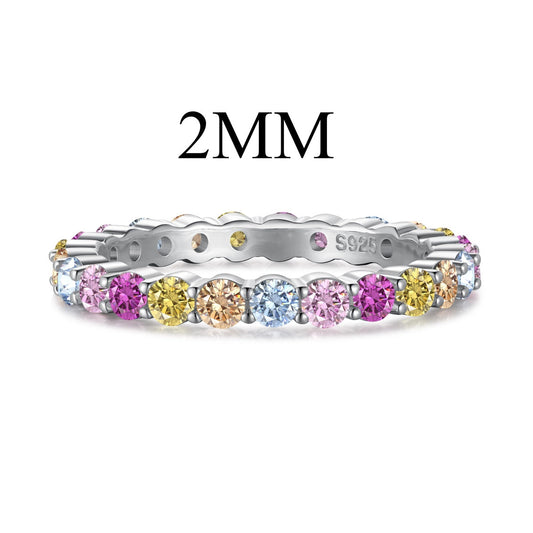 [Aura Jewelry]Dazzling Resplendent Round Cut Party Ring