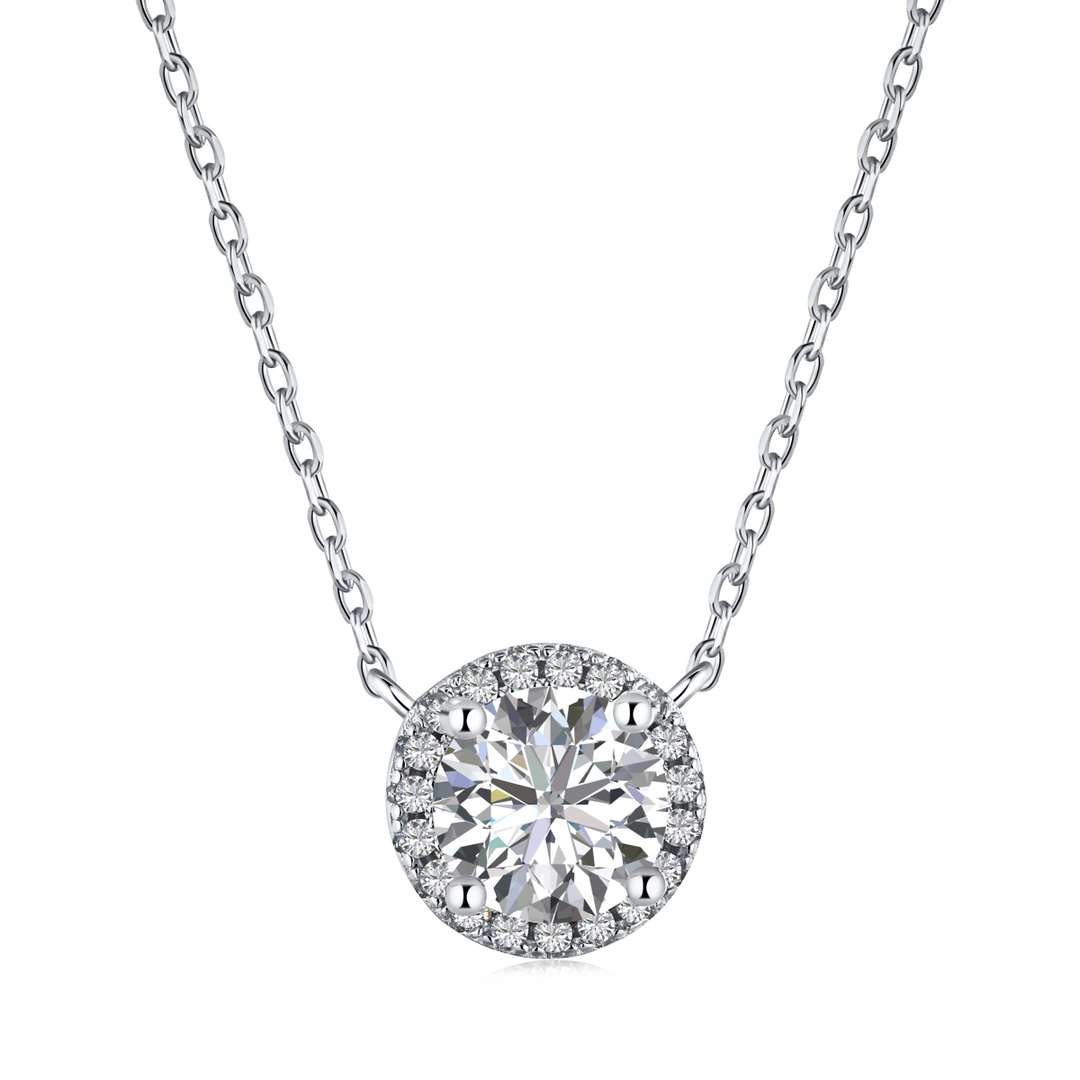 [Aura Jewelry]Luxurious Round Cut Necklace