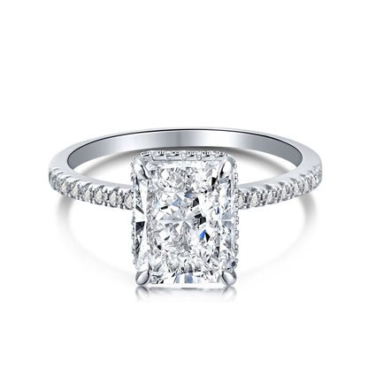 [Aura Jewelry]4.0 Carat Luxurious Engagement Ring