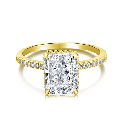 [Aura Jewelry]4.0 Carat Luxurious Engagement Ring