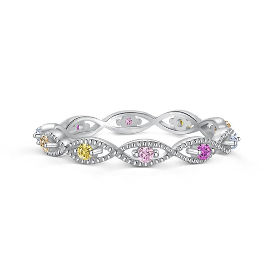 [Aura Jewelry]Elegant Energetic Round Cut Daily Ring