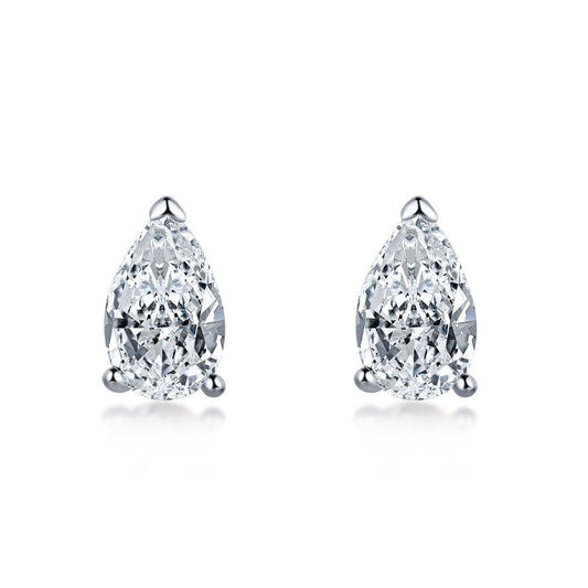 [Aura Jewelry]Ornate Water Drop Shape Earrings
