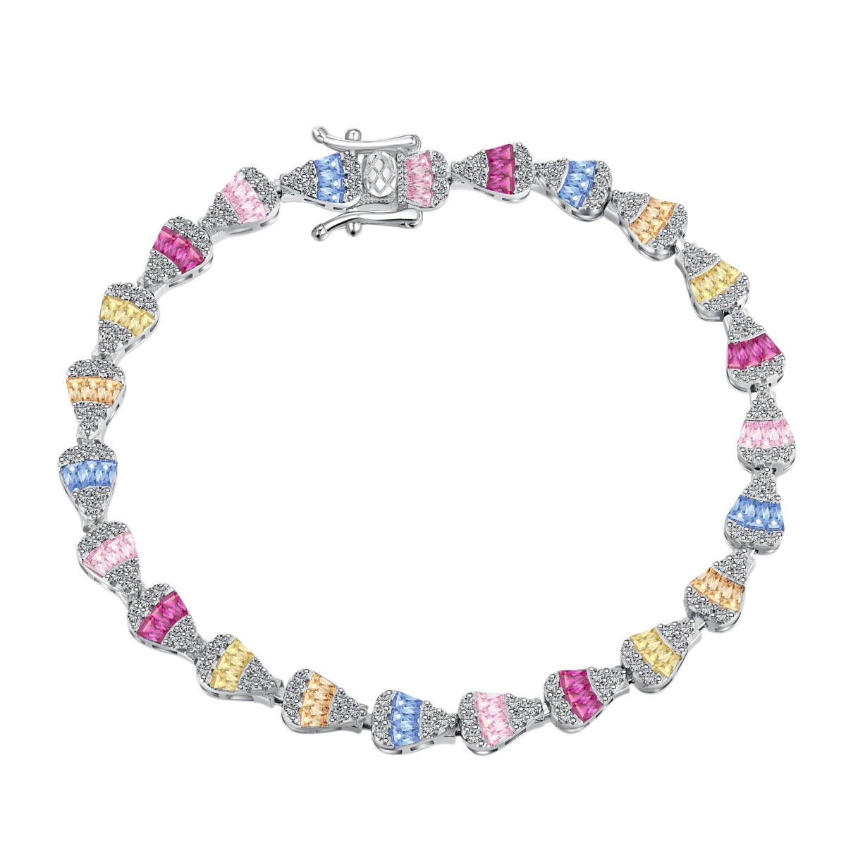 [Aura Jewelry]Radiant Water Drop Shape Daily Bracelet