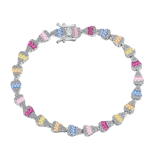 [Aura Jewelry]Radiant Water Drop Shape Daily Bracelet