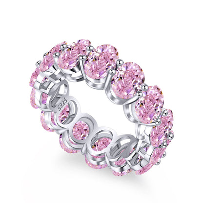 [Aura Jewelry]Dainty Elongated Cushion Cut Tennis Ring