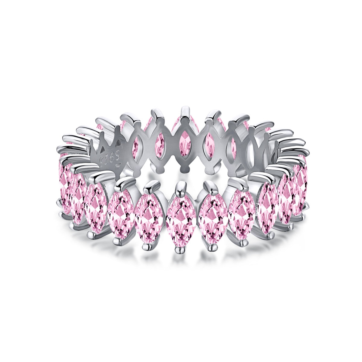 [Aura Jewelry]Gorgeous Marquise Cut Tennis Ring