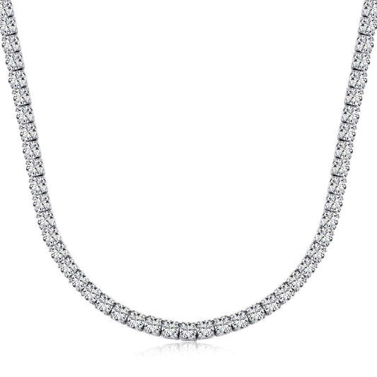 [Aura Jewelry]Elegant Tennis Chain Necklace