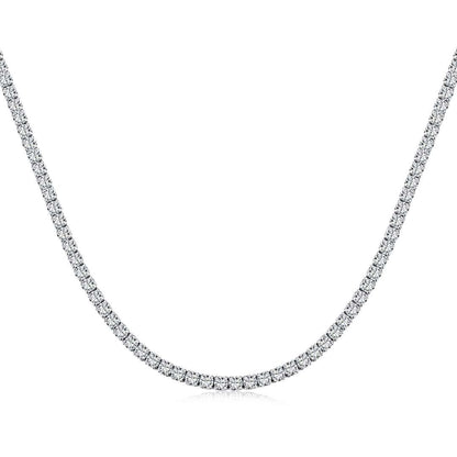 [Aura Jewelry]Elegant Tennis Chain Necklace
