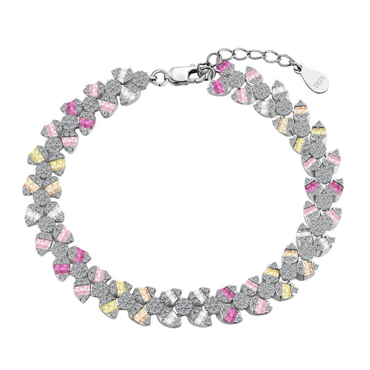 [Aura Jewelry]Dainty Exquisite Flower Shape Daily Bracelet