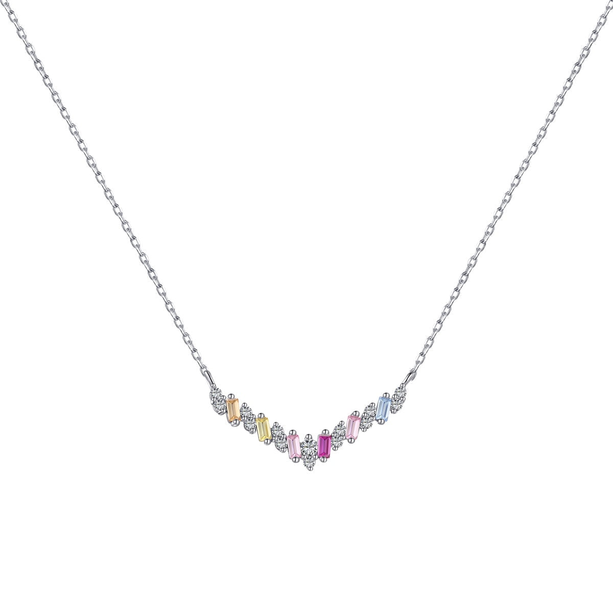 [Aura Jewelry]Dazzling Rainbow Necklace