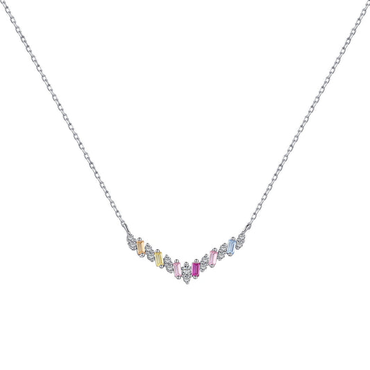 [Aura Jewelry]Dazzling Rainbow Necklace