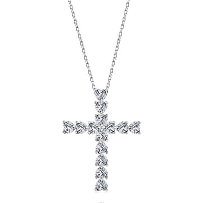 [Aura Jewelry]Radiant Cross Shape Necklace